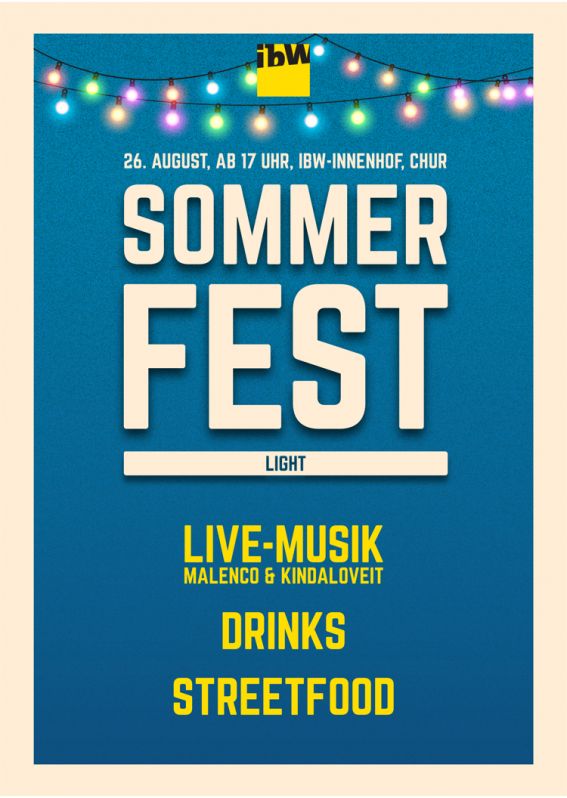 Sommerfest Plakat